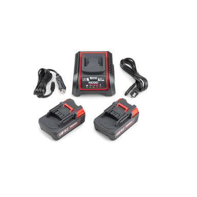 Battery & Charger Kit with Two 18V Advanced Lithium 2.5Ah Batteries and 120V Charger