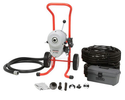 K-1500A w/C-11 Sectional Drain Cleaning Machine for 2 in. to 8 in.